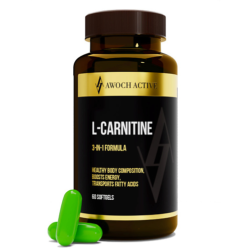 

AWOCHACTIVE Л-Карнитин + Зеленый Чай + Цла, Л-Карнитин + Зеленый Чай + Цла