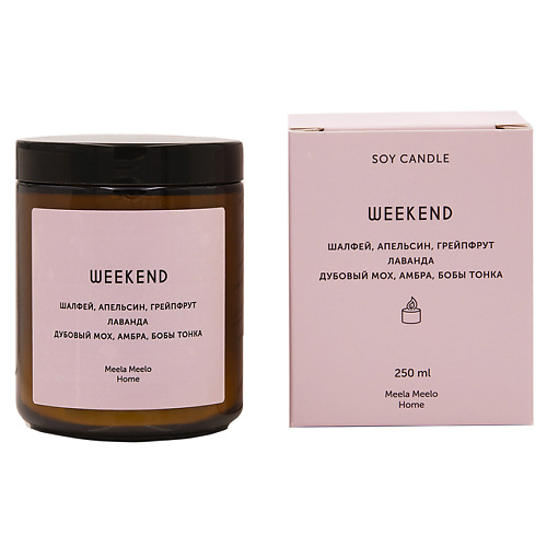 

MEELA MEELO Свеча ароматическая Weekend, Свеча ароматическая Weekend
