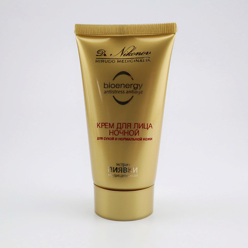 DR. NIKONOV Крем для лица ночной для сухой и нормальной кожи с экстрактом медицинской пиявки