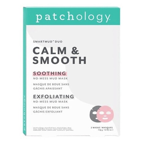 Маска для лица PATCHOLOGY Маски для лица Smart Mud Duo Smooth + Calm