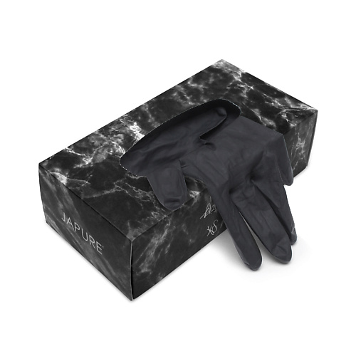

JAPURE YOU Перчатки нитриловые, черные "Black Skinny Gloves", коробка 100шт, Перчатки нитриловые, черные "Black Skinny Gloves", коробка 100шт