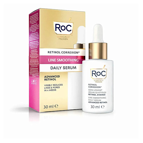 

ROC Разглаживающая сыворотка Retinol Correxion Line Smoothing Daily Serum, Разглаживающая сыворотка Retinol Correxion Line Smoothing Daily Serum