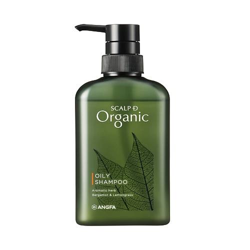 ANGFA Мужской органический шампунь  для жирных волос  SCALPD Organic OILY