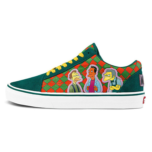 

VANS Кроссовки Old Skool The Simpsons Moe's, Кроссовки Old Skool The Simpsons Moe's