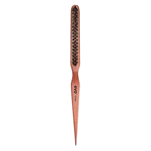 

EVO [Тайлер] Узкая щетка с натуральной щетиной для причесок Tyler natural bristle teasing brush, [Тайлер] Узкая щетка с натуральной щетиной для причесок Tyler natural bristle teasing brush