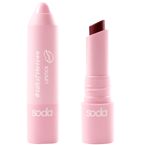 Помада для губ SODA LIPSTICK #talkofthetown Сатиновая помада в стике