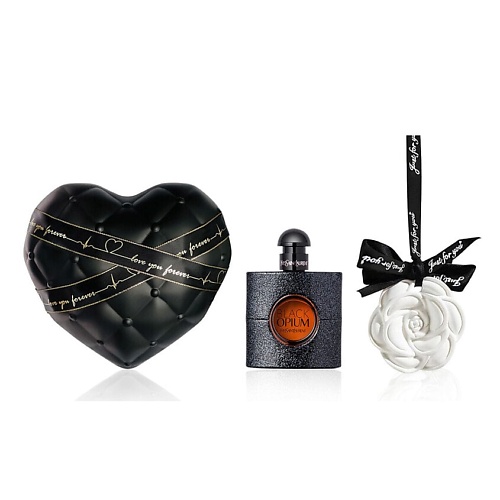 

YVES SAINT LAURENT Подарочный набор Black Opium +Ароматическая подвеска, Подарочный набор Black Opium +Ароматическая подвеска