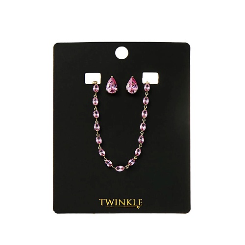 

TWINKLE Набор: серьги и ожерелье Pink Enchantment, Набор: серьги и ожерелье Pink Enchantment