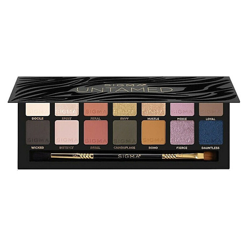 

SIGMA BEAUTY Палетка теней Untamed Eyeshadow Palette, Палетка теней Untamed Eyeshadow Palette