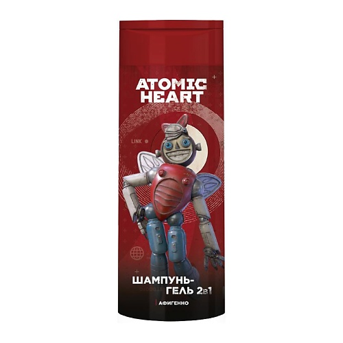 

ATOMIC HEART Шампунь-гель тонизирующий 2 в 1 для мужчин, Шампунь-гель тонизирующий 2 в 1 для мужчин