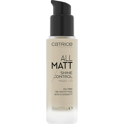

CATRICE Тональная основа All Matt Plus Shine Control, Тональная основа All Matt Plus Shine Control