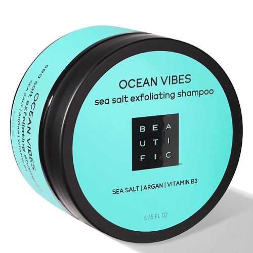 Скрабы для головы BEAUTIFIC Пенящийся скраб для волос и скальпа Ocean Vibes