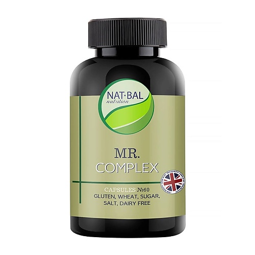 

NAT BAL NUTRITION Биологически активная добавка к пище для мужчин "Mr. Complex", Биологически активная добавка к пище для мужчин "Mr. Complex"