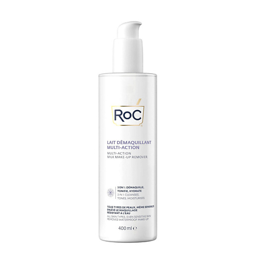 Молочко для снятия макияжа ROC Очищающее молочко Multi-Action Milk Make-Up Remover