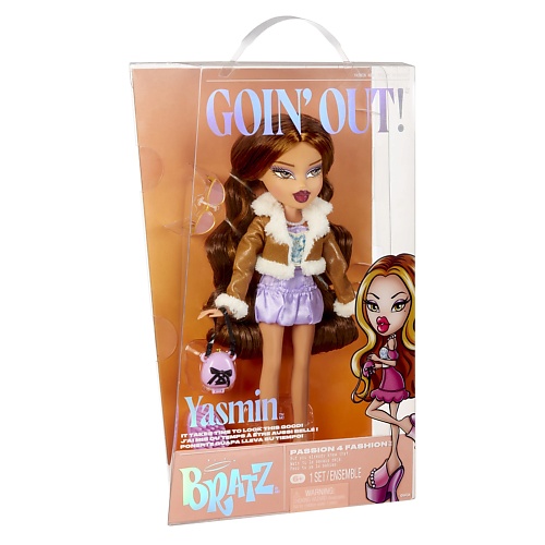 

BRATZ Кукла Ясмин Goin Out! с аксессуарами, Кукла Ясмин Goin Out! с аксессуарами