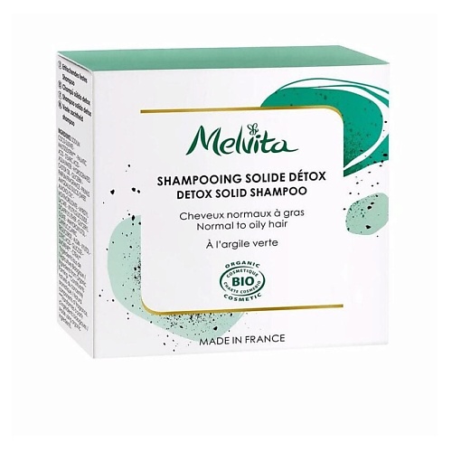 

MELVITA Твердый шампунь Detox Solid Shampoo, Твердый шампунь Detox Solid Shampoo