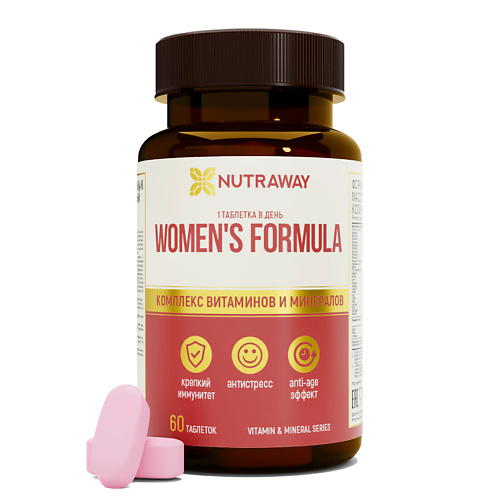 

NUTRAWAY Витаминно-Минеральный Комплекс Женские, Витаминно-Минеральный Комплекс Женские