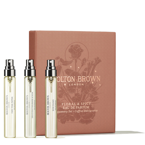 

MOLTON BROWN Набор миниатюр Floral & Spicy Eau de Parfum Discovery Set, Набор миниатюр Floral & Spicy Eau de Parfum Discovery Set