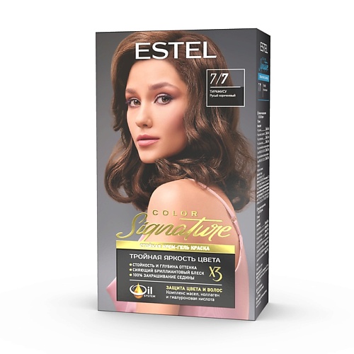 

ESTEL PROFESSIONAL Стойкая крем-гель краска для волос Signature, Стойкая крем-гель краска для волос Signature