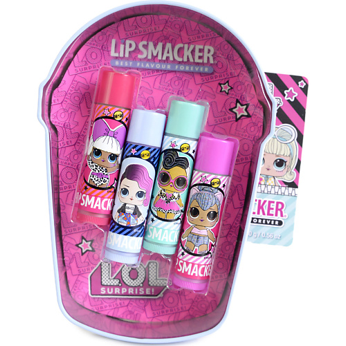 

LIP SMACKER Набор бальзамов L.O.L. Surprise! Chocolate Frappe CUP tin box, Набор бальзамов L.O.L. Surprise! Chocolate Frappe CUP tin box