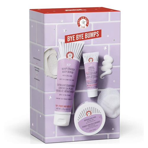 

FIRST AID BEAUTY Набор для ухода за телом Bye Bye Bumps Kit, Набор для ухода за телом Bye Bye Bumps Kit