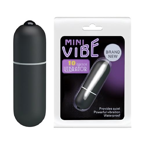 Секс-игрушки BAILE Baile Mini Vibe Черная компактная вибропуля