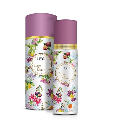 

USO PARIS Парфюмированный спрей для тела Love Elixir, Парфюмированный спрей для тела Love Elixir