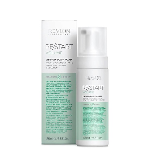 

REVLON PROFESSIONAL Пена для объема волос Restart Volume Lift-up Body Foam, Пена для объема волос Restart Volume Lift-up Body Foam