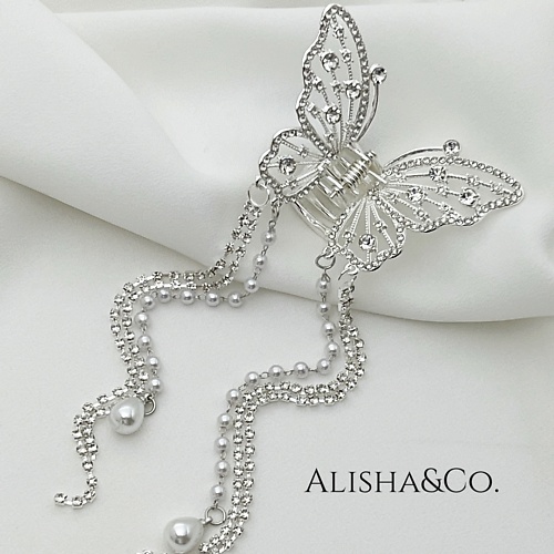 

ALISHA&CO. Крабик для волос со стразами Diamond Butterfly, Крабик для волос со стразами Diamond Butterfly