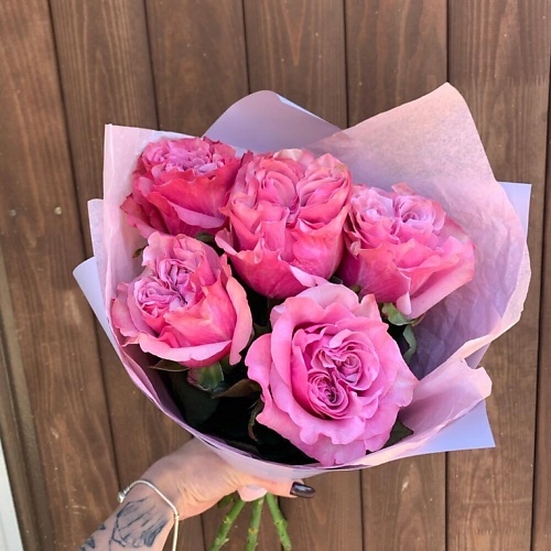 

TOOTFLOWERS 5 пионовидных роз, 5 пионовидных роз