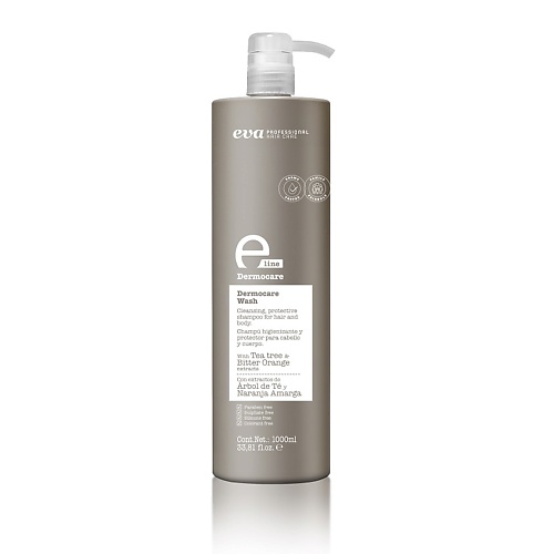 

EVA PROFESSIONAL HAIR CARE Шампунь для волос и тела антисептический, защитный E-Line Dermocare, Шампунь для волос и тела антисептический, защитный E-Line Dermocare