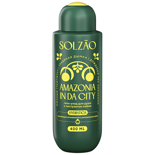 SOLZAO Гель-уход для душа с экстрактом лайма Amazonia In Da City
