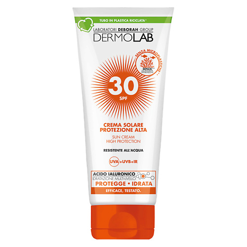 

DEBORAH DERMOLAB Cолнцезащитный крем для лица и тела Sun Cream High Protection Spf 30, DERMOLAB Cолнцезащитный крем для лица и тела Sun Cream High Protection Spf 30
