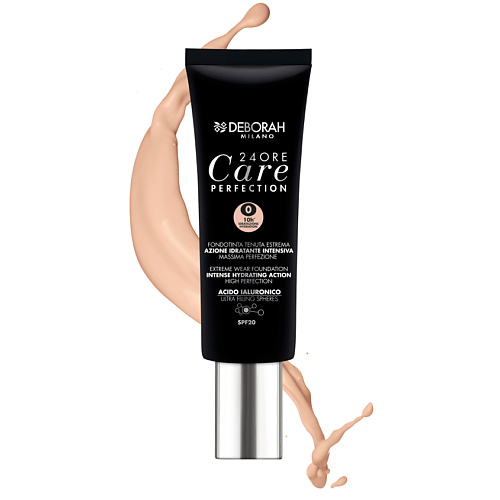 DEBORAH MILANO Тональный крем-уход 24ORE CARE PERFECTION EXTREME WEAR FOUNDATION