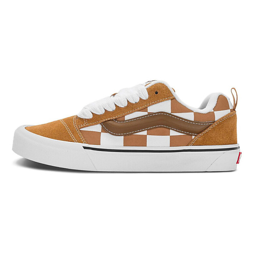 

VANS Knu Skool Кроссовки для скейтбординга Низкие Коричневый/белый, Knu Skool Кроссовки для скейтбординга Низкие Коричневый/белый