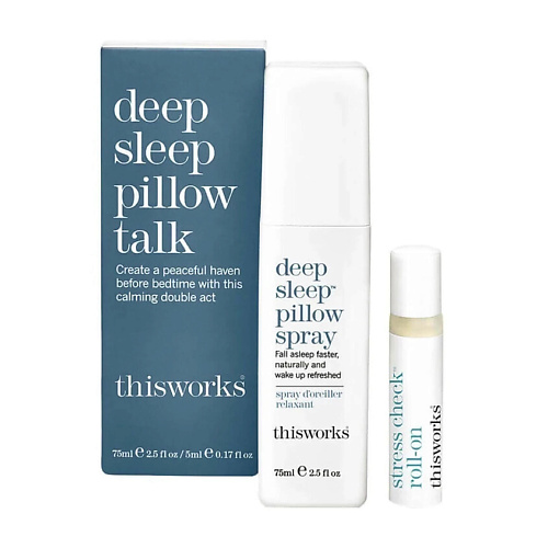 

THIS WORKS Ароматический набор для сна Deep Sleep Pillow Talk, Ароматический набор для сна Deep Sleep Pillow Talk