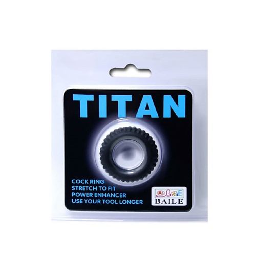 

BAILE Эрекционное кольцо TITAN с ребрышками, Эрекционное кольцо TITAN с ребрышками