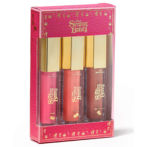 

I HEART REVOLUTION I HEART MAKEUP Набор блесков 3 в 1 DISNEY Sleeping Beauty, I HEART MAKEUP Набор блесков 3 в 1 DISNEY Sleeping Beauty
