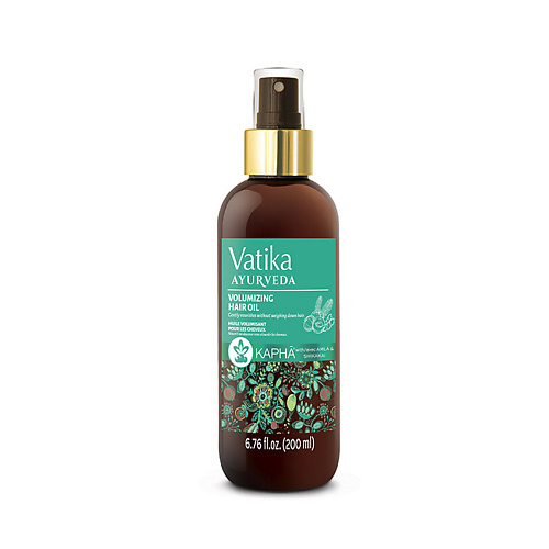 Уход за кожей головы VATIKA AYURVEDA Масло для придания объема волосам и укрепления кожи головы КАПХА ДОША 200
