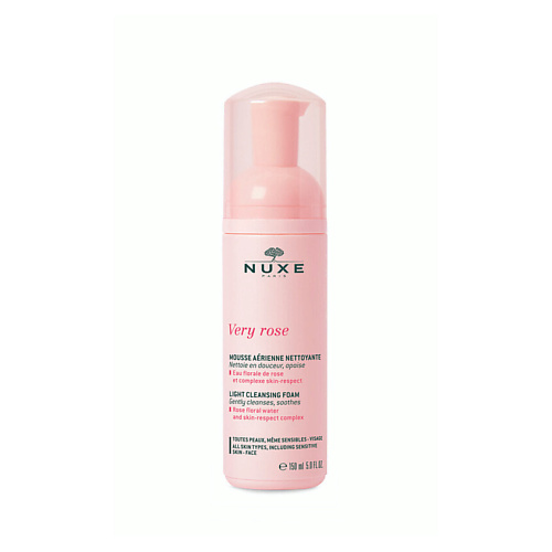 Пенки для умывания  Лэтуаль NUXE Пенка для умывания Very Rose Light Cleansing Foam