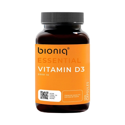 

BIONIQ ESSENTIAL Витамин Д3 2000 IU, Витамин Д3 2000 IU