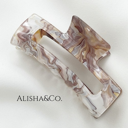 

ALISHA&CO. Крабик для волос средний Акварель, Крабик для волос средний Акварель