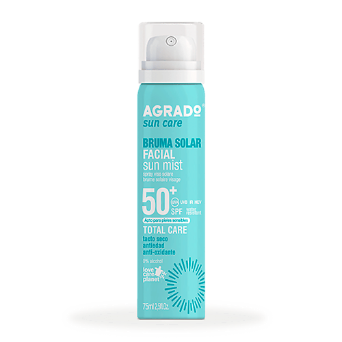 

AGRADO Солнцезащитный мист для лица SPF 50+, Солнцезащитный мист для лица SPF 50+