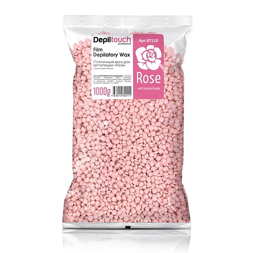 

DEPILTOUCH PROFESSIONAL Воск пленочный с ароматом розы Film Depilatory Wax Rose, Воск пленочный с ароматом розы Film Depilatory Wax Rose