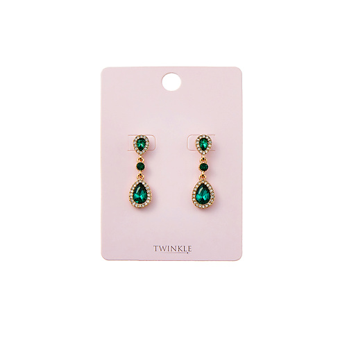 

TWINKLE Серьги Royal Green, Серьги Royal Green