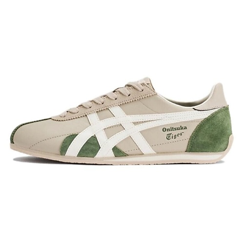 

ONITSUKA TIGER Кроссовки Runspark Anti-Slip Wear-Resistant Beige Green, Кроссовки Runspark Anti-Slip Wear-Resistant Beige Green