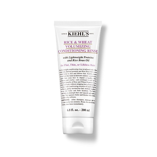 

KIEHL'S Кондиционер для тонких волос Rice & Wheat Volumizing Conditioning Rinse, Кондиционер для тонких волос Rice & Wheat Volumizing Conditioning Rinse