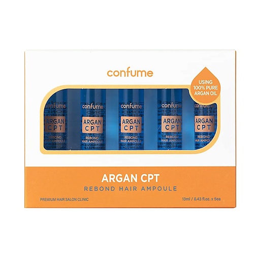 

CONFUME Филлеры для волос Argan Cpt Rebond Hair Ampoule, Филлеры для волос Argan Cpt Rebond Hair Ampoule