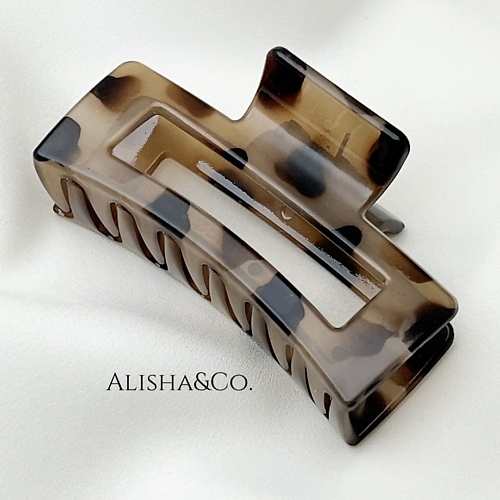 

ALISHA&CO. Крабик для волос средний Chocolate, Крабик для волос средний Chocolate