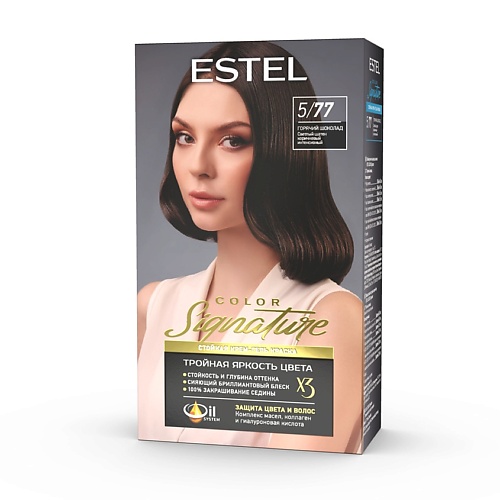 

ESTEL PROFESSIONAL Стойкая крем-гель краска для волос Signature, Стойкая крем-гель краска для волос Signature